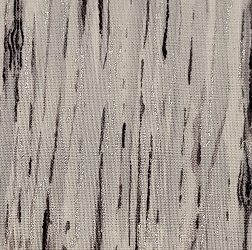 This aspen or birch bark in shades of gray and black with a hint of metllic silver.