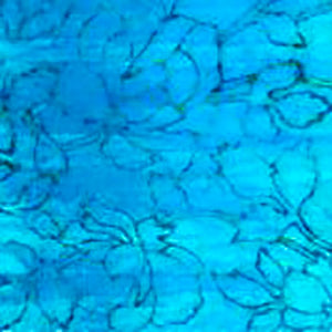 Teal Blue flowers batik cotton fabric. Available at Colorado Creations Quilting