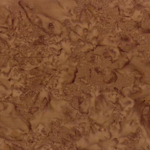 Close-up of brown textured surface batik fabric