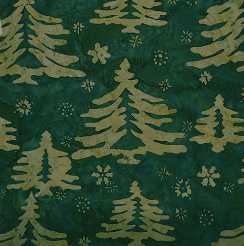 Tonal Evergreen Trees Cotton Fabric by Island Batiks – Colorado ...