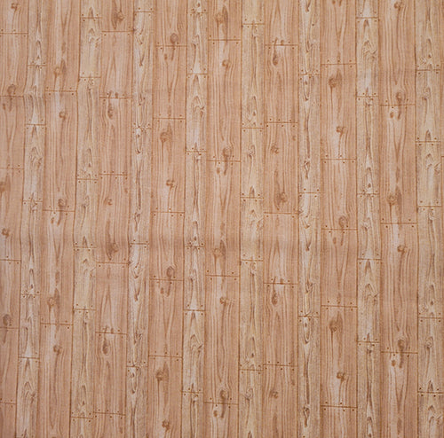 Tan Barn Wood Planks Cotton Fabric | Marcus Fabrics