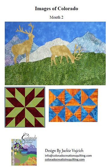 Images of Colorado Block of the Month Quilt Pattern