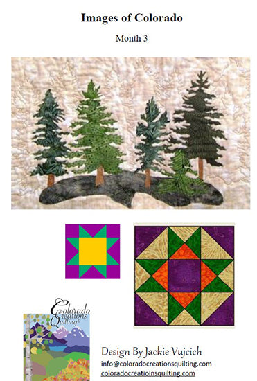 Images of Colorado Block of the Month Quilt Pattern