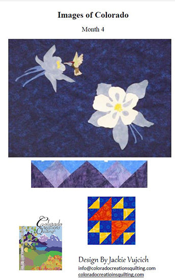 Images of Colorado Block of the Month Quilt Pattern