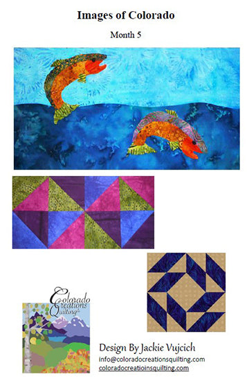 Images of Colorado Block of the Month Quilt Pattern