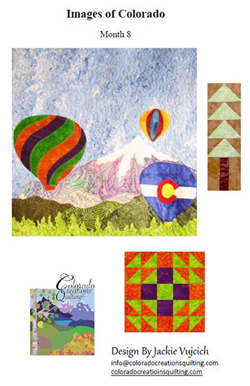 Images of Colorado Block of the Month Quilt Pattern