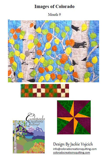 Images of Colorado Block of the Month Quilt Pattern