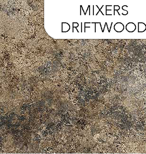 This cotton fabric in shades of brown and a bit of black is a great stone textural 