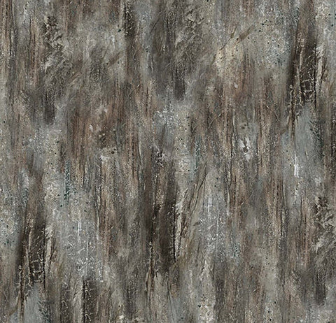 This cotton fabric features dark gray texture