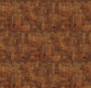 This digitally printed cotton fabric features brown texture