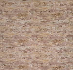 Light Tan Wood Gain Cotton Fabric 