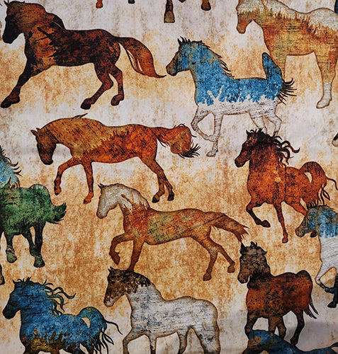 Southwestern Horses Cotton Fabric Bundle