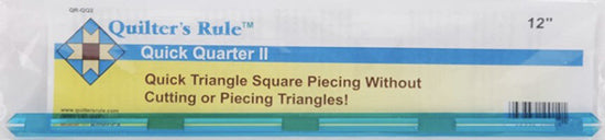 Quilter's Rule Quick Quarter II tool packaging on a white background