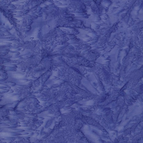 This fabric features a mottled blue batik. 