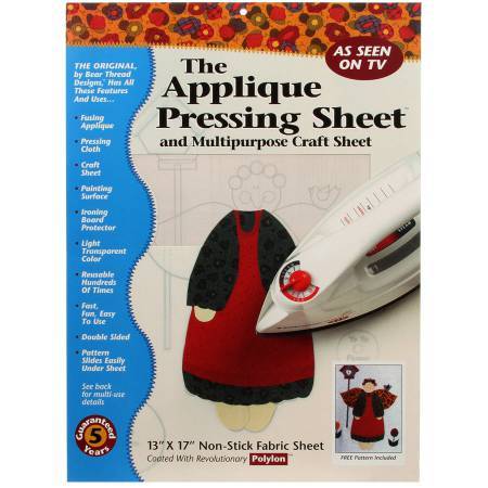 Applique Prressing Sheet front cover available at Colorado Creations Quilting
