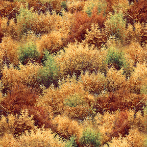Great detailed tan grass or brush cotton fabric by Quilting Treasures