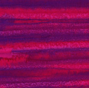 Striated (striped) Purple and Red Batik Cotton Fabric
