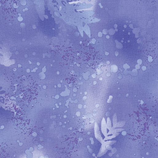 This blue tonal cotton fabric features ferns. Available at Colorado Creations Quilting