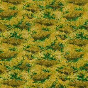 Yellow-green mounds of grass or brush fabric available at Colorado Creations Quilting