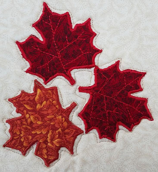 Fall Leaves Placemat Applique Quilt Pattern