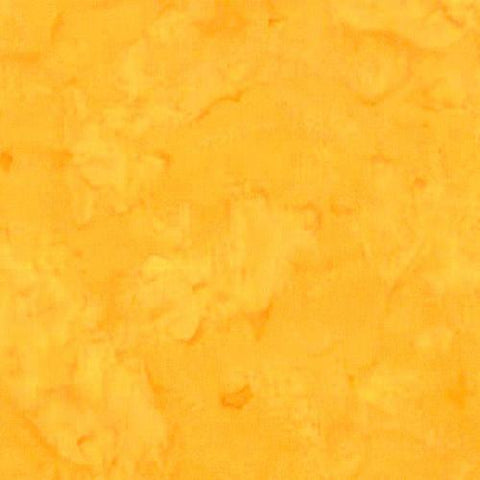 Mottled Golden Yellow Batik Cotton Fabric available at Colorado Creations Quilting