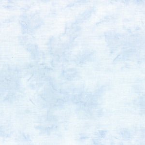 Mottled light baby blue Batik Cotton Fabric available at Colorado Creations Quilting