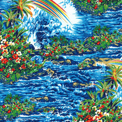 Ocean Rainbow Cotton Fabric