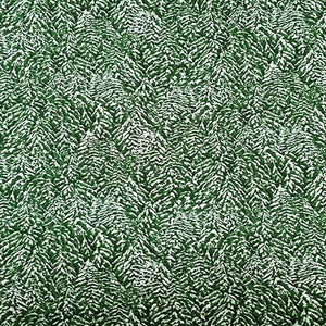 Packed snow-covered evergreen trees available at Colorado Creations Quilting