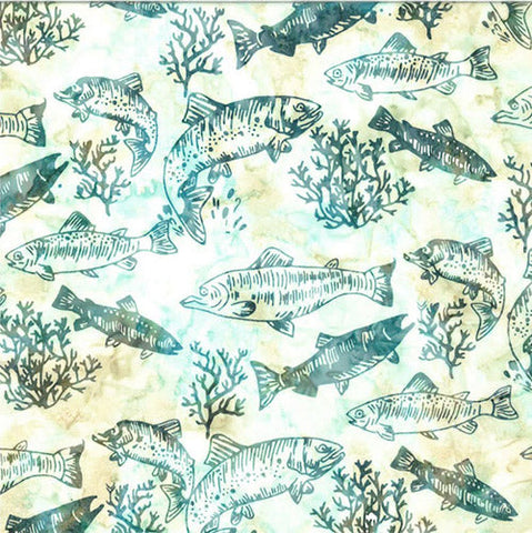 Spoonflower Fabric - Fish Bass Animal Fishing Printed on Petal Signature Cotton  Fabric by the Yard - Sewing Quilting Apparel Crafts Decor 