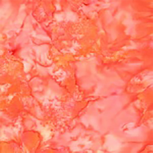 Mottled Orange Batik 1895 Hoffman Cotton Fabric available at Colorado Creations Quilting