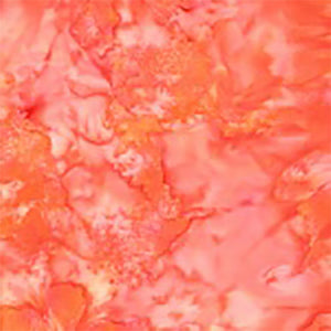 Mottled Orange Batik 1895 Hoffman Cotton Fabric available at Colorado Creations Quilting