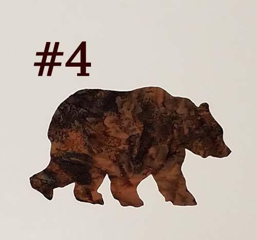  laser cut image of a brown bear