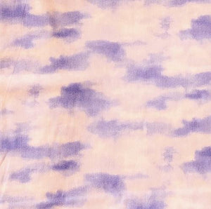 Sky, Periwinkle Blue with Coral-colored Clouds cotton fabric available at Colorado Creations Quilting