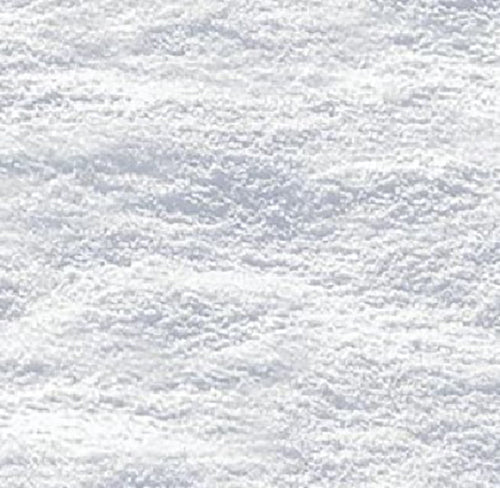 Snowy white texture cotton fabric