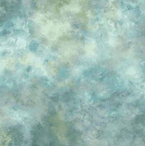 This cotton quilting fabric features textured teal blue
