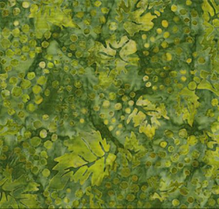 This cotton fabric in green features grapes and leaves available at Colorado Creations Quilting