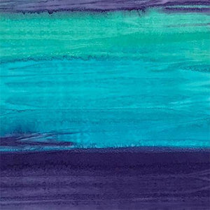 Striated (striped) Teal and Purple Batik Cotton Fabric available at Colorado Creations Quilting