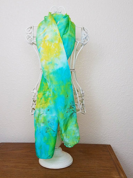 Hand-dyed Silk Scarves by Colorado Creations Quilting