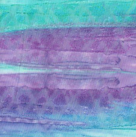 Striated (striped) Turquoise and Purple Batik Cotton Fabric available at Colorado Creations Quilting