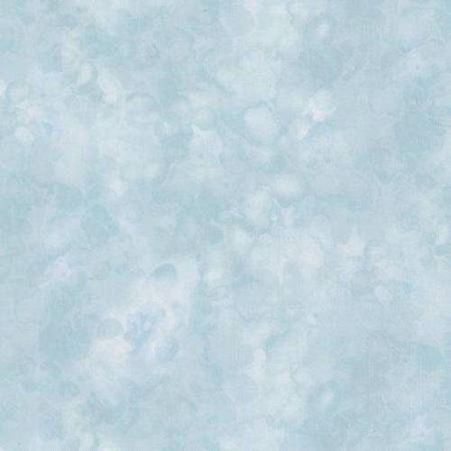 This quilting cotton features a light blue tonal texture