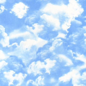 Light Blue Sky with Big Puffy Clouds 