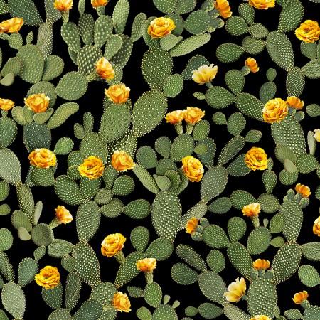 Prickly Pear Cactus cotton fabric is available at Colorado Creations Quilting